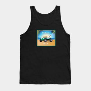 Manx Buggy on California Beach Tank Top